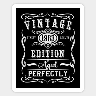 Vintage 1983 40th Birthday Magnet